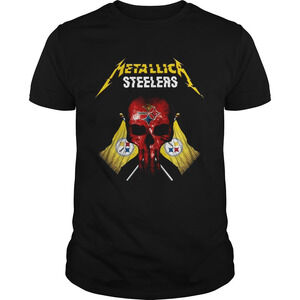 Metallic Pittsburgh Steelers Punisher Shirt